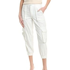All Saints White Freida Cargo Joggers. New